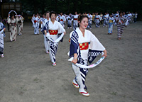 新郷土民謡土浦亀城おどり(亀城公園)